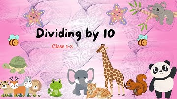 Dividing by 10 #division for kids # math for kids