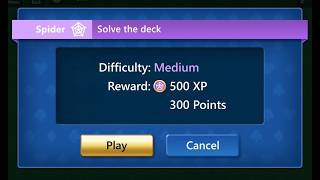 Spider Solitaire - May 23, 2026 - Microsoft Daily Challenge - Solitaire