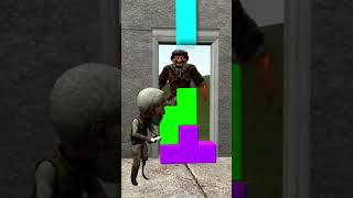 Evil Granny Monster vs Door Puzzle CHALLENGE #gmod #sfm