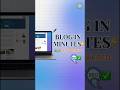 ChatGPT Se Professional Blog Post Likho | Blogger Hack ✍️ #Shorts #blogger