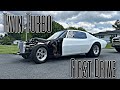 FIRST DRIVE MAKES TOO MUCH BOOST!!! The Twin Turbo Racecar Hits the Streets!!!