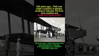 106 Years Ago Indias First Aviation Era Handley Page Biplane In Calcutta 1919