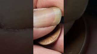 1958 wheat penny with major errors  on the back