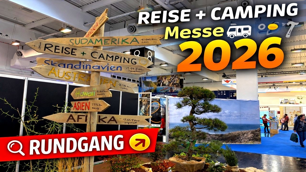 Reise + Camping Messe Essen 2026 🚐 Rundgang & Aussteller Überblick