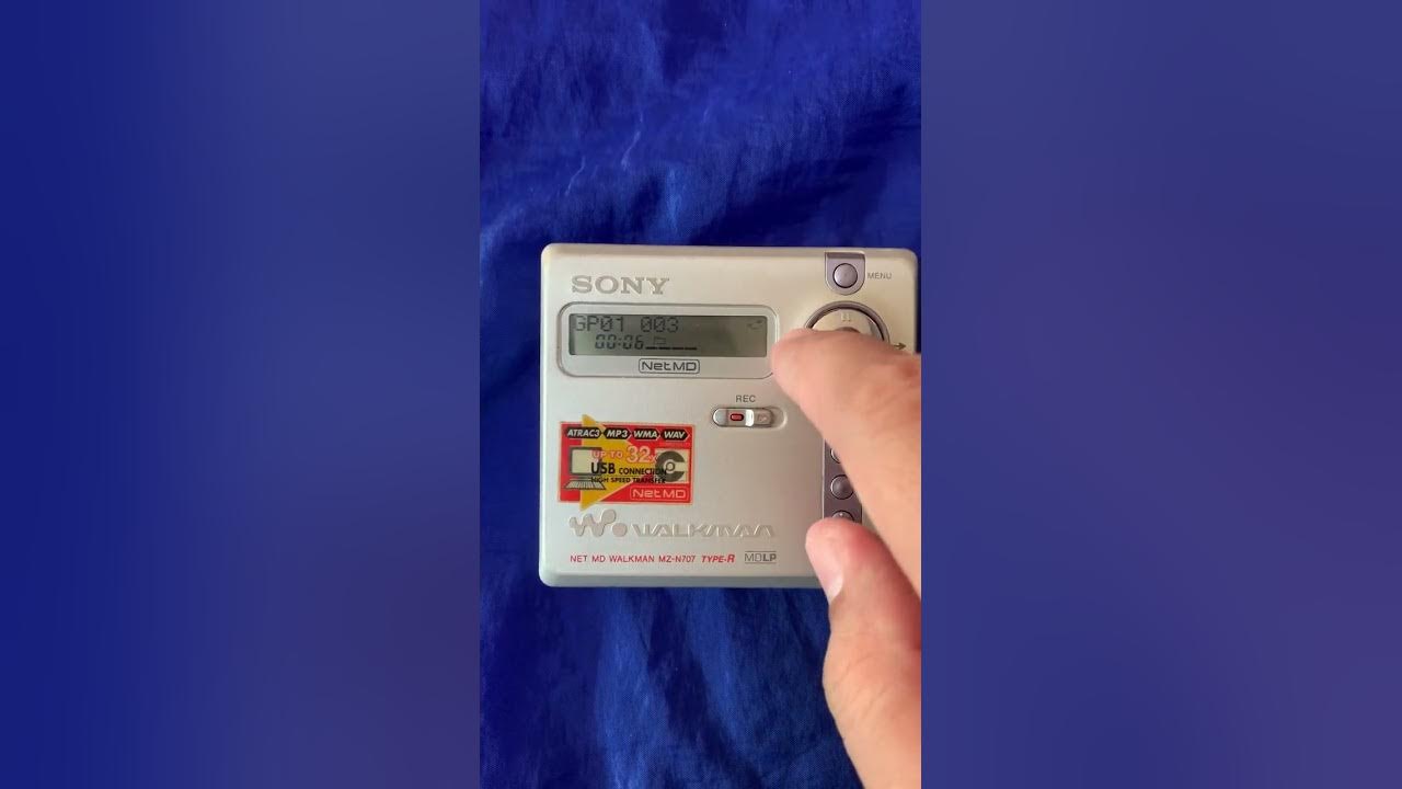 Sony Walkman Net MD MZN707 YouTube