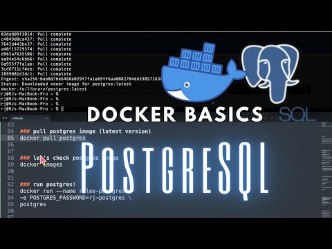 #Docker | Docker Intro & PostgreSQL Image | #postgresql #database #도커