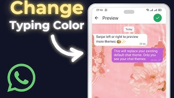 How To WhatsApp Typing Colour Change