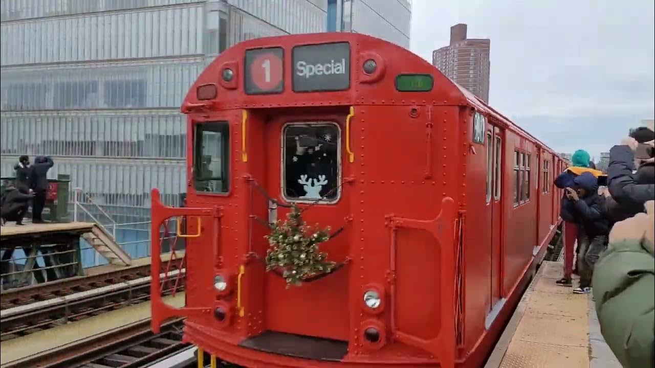 MTA Holiday Train of Many Colors action & ride! [First Day/November 27th, 2022] YouTube
