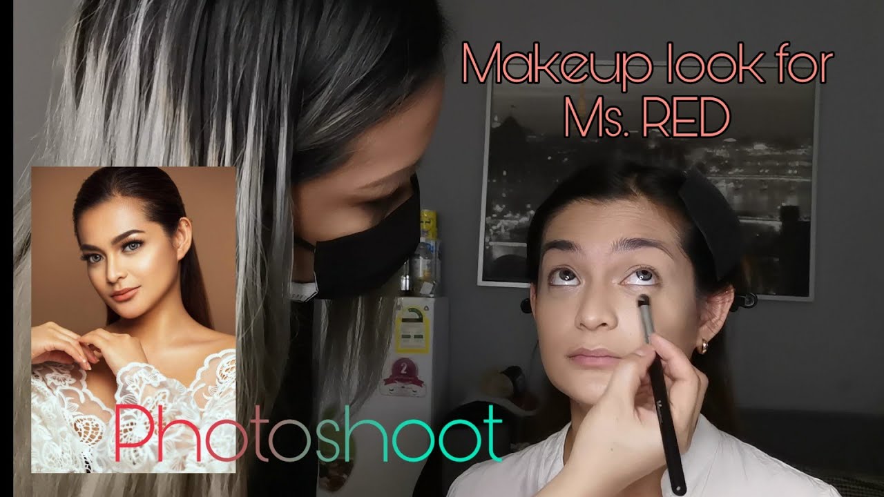 Nude makeup look (makeup for Ms. RED) #nudemakeup #