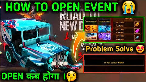 HOW TO OPEN ROAD TO NEW DAWN EVENT, EVENT OPEN KYU NAHI HO RHA, EVENT CLOSE TEMPORARY PROBLEM SOLVE