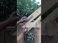 Rafter connection technique 👍 #carpenter #woodworking #furniture #wood #diy #shorts