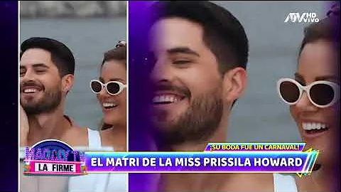 Imgenes del matrimonio de Prissila Howard: Su boda...