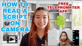 HOW TO READ A SCRIPT ON CAMERA WHILE RECORDING (LANDSCAPE) || FREE TELEPROMPTER APP FOR ANDROID!!! screenshot 4