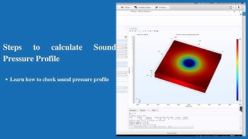 Sound Pressure Profile Calculation | COMSOL Multiphysics