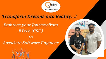 Unlocking Success Journey from CS Student to Associate Software Engineer | QSpiders Old Airport Road