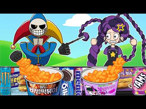 Poppy Playtime Chapter 5 | PROTOTYPE vs LILY LOVEBRAIDS Convenience Store Mukbang Animation | ASMR