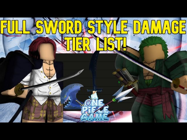 A One Piece Game Sword Tier List