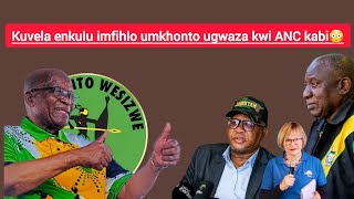 Kuvela Enkulu Imfihlo Umkhonto Ugwaza Kwi Anc Kabi da Yathola Amachaphazela zizwele