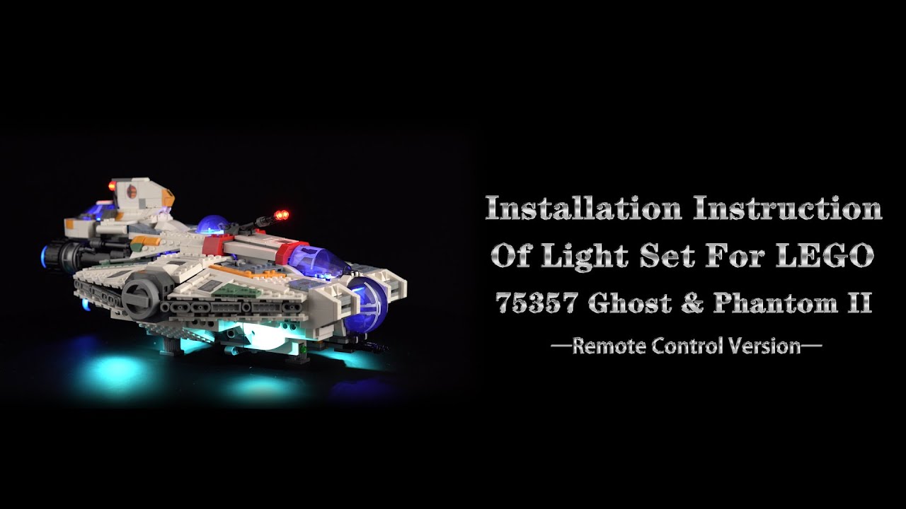 Installation Instruction Of Light Set For LEGO 75357 Ghost & Phantom II.