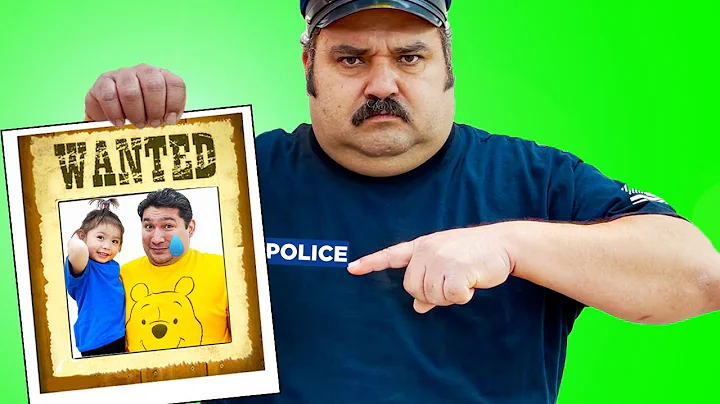 Maddie Pretend Play Funny Police Chase Story for Children | Costume Dress Up Video for Kids