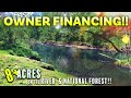 (full video) $500 down for 8+ acres on river AND National Forest in the Ozarks - NF08