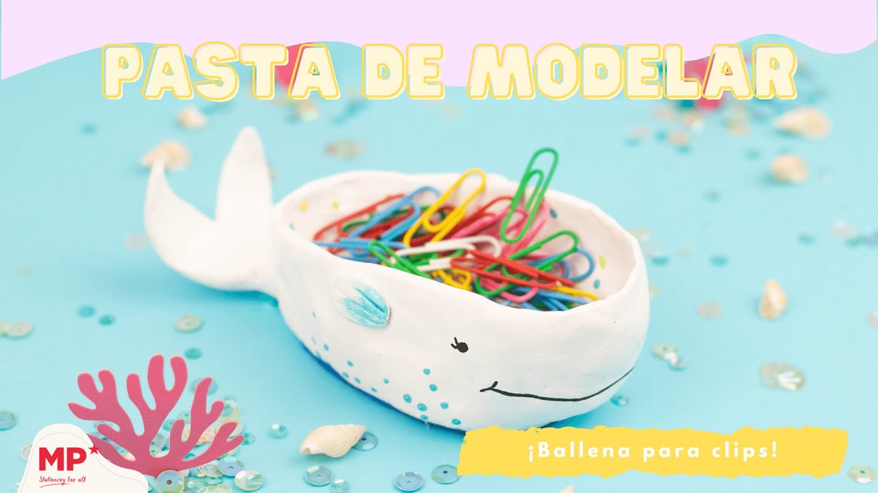 Ballena con pasta de modelado