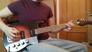 teisco knox sunburst 1960-s electric guitar