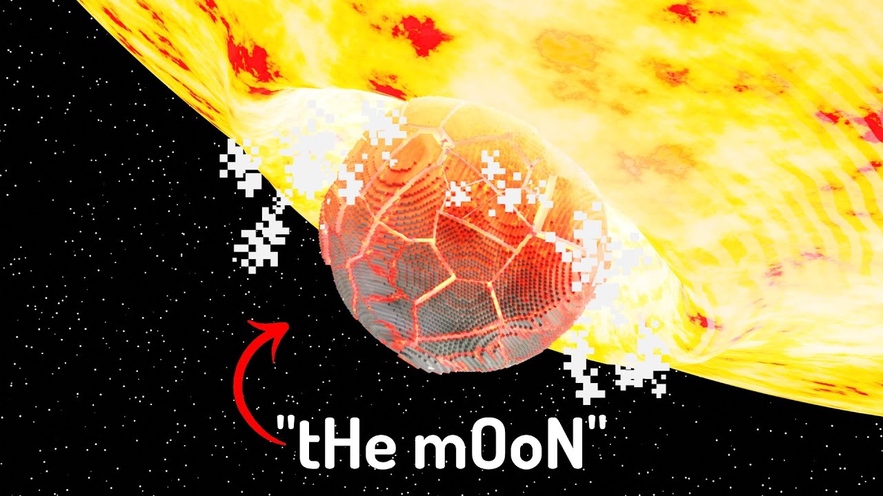 What Happens If The Sun Swallows The Moon? - simulated by Minecraft