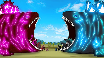 EVOLUTION OF SHIN BLOOPZILLA vs DARK BLOOPZILLA : Monsters Ranked From Weakest To Strongest