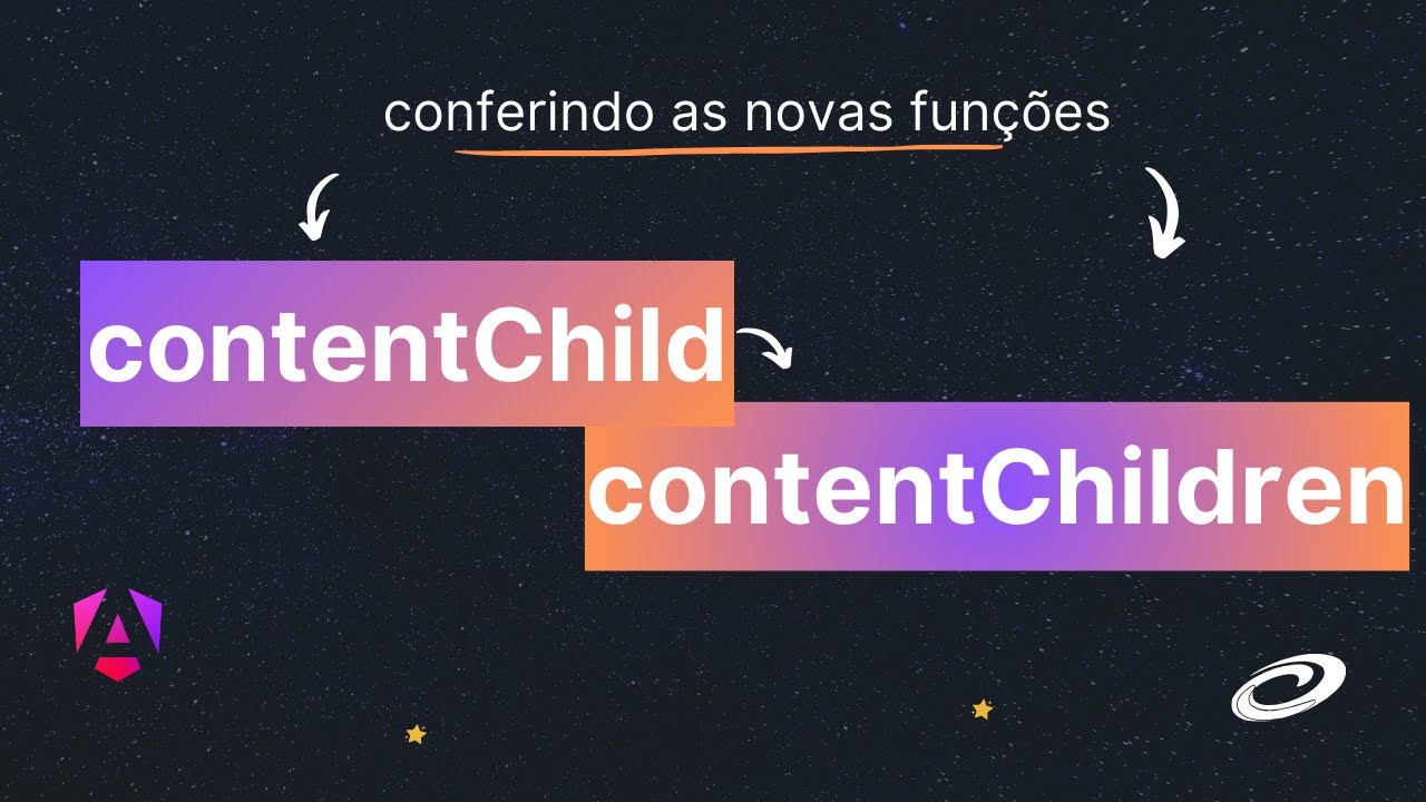 Testando as novas funções contentChild e contentChildren do #angular17 ...