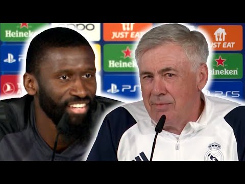 🔴 LIVE | Carlo Ancelotti and Antonio Rudiger pre-match press conference | Real Madrid v Man City