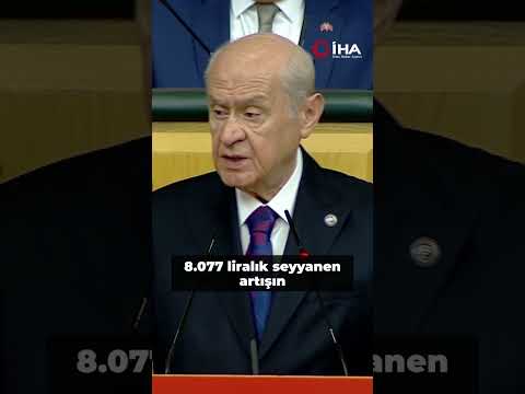 Devlet Bahçeli'den Emekli Maaşına Zam Çağrısı