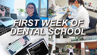 My First Week of Dental School! 🦷