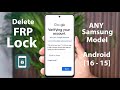 FRP Samsung Removal Method on Android 16/15 via IMEI Code - Updated Method