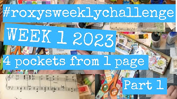 #RoxysWeeklyChallenge Week 1 Four Pockets PART 1