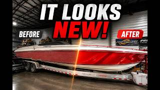My 20 yr old Fountain powerboat looks NEW again!