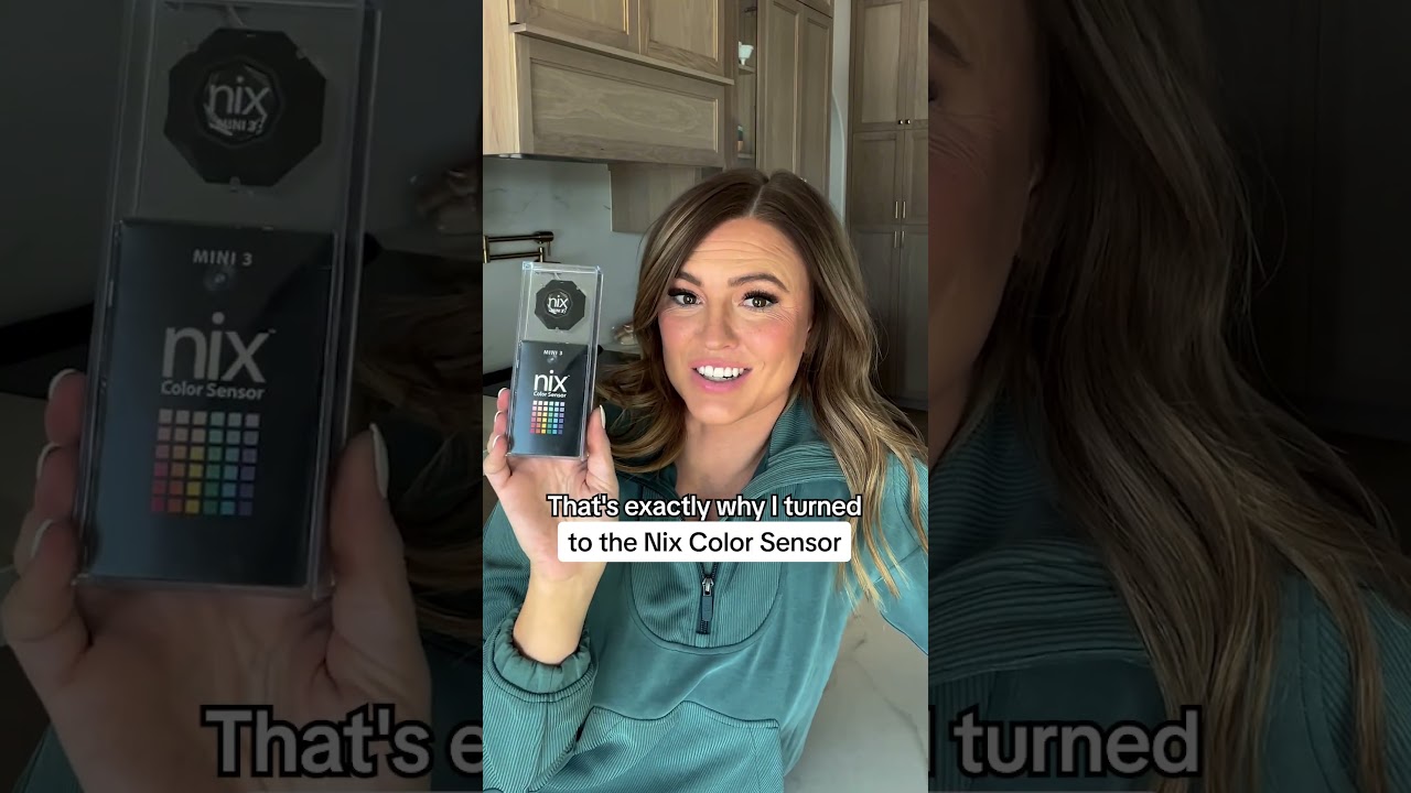 Camille and her Nix Mini 3 Color Sensor