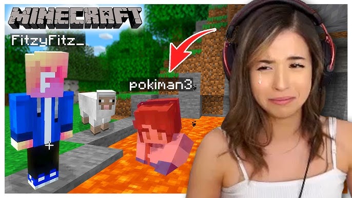 Minecraft with Poki, this was an experience chat told me I COULD., By  Pokimane