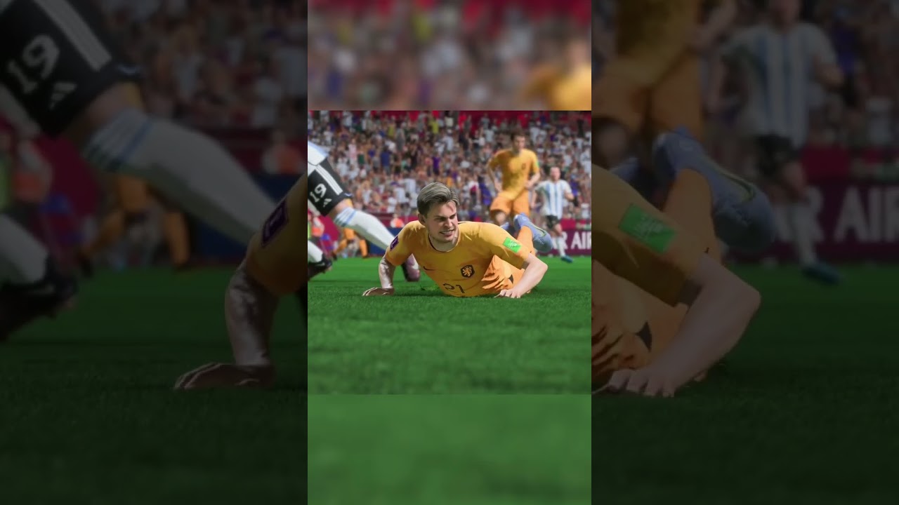 FIFA 23 Realism and Details Fouls Physics shorts YouTube
