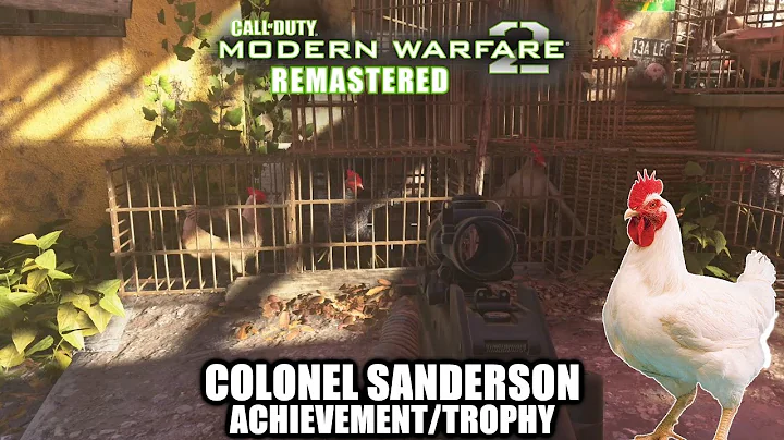 Call of Duty Modern Warfare 2 Remastered - Colonel Sanderson Achievement/Trophy - Kill 10 Chickens