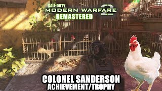 Call of Duty Modern Warfare 2 Remastered - Colonel Sanderson Achievement/Trophy - Kill 10 Chickens