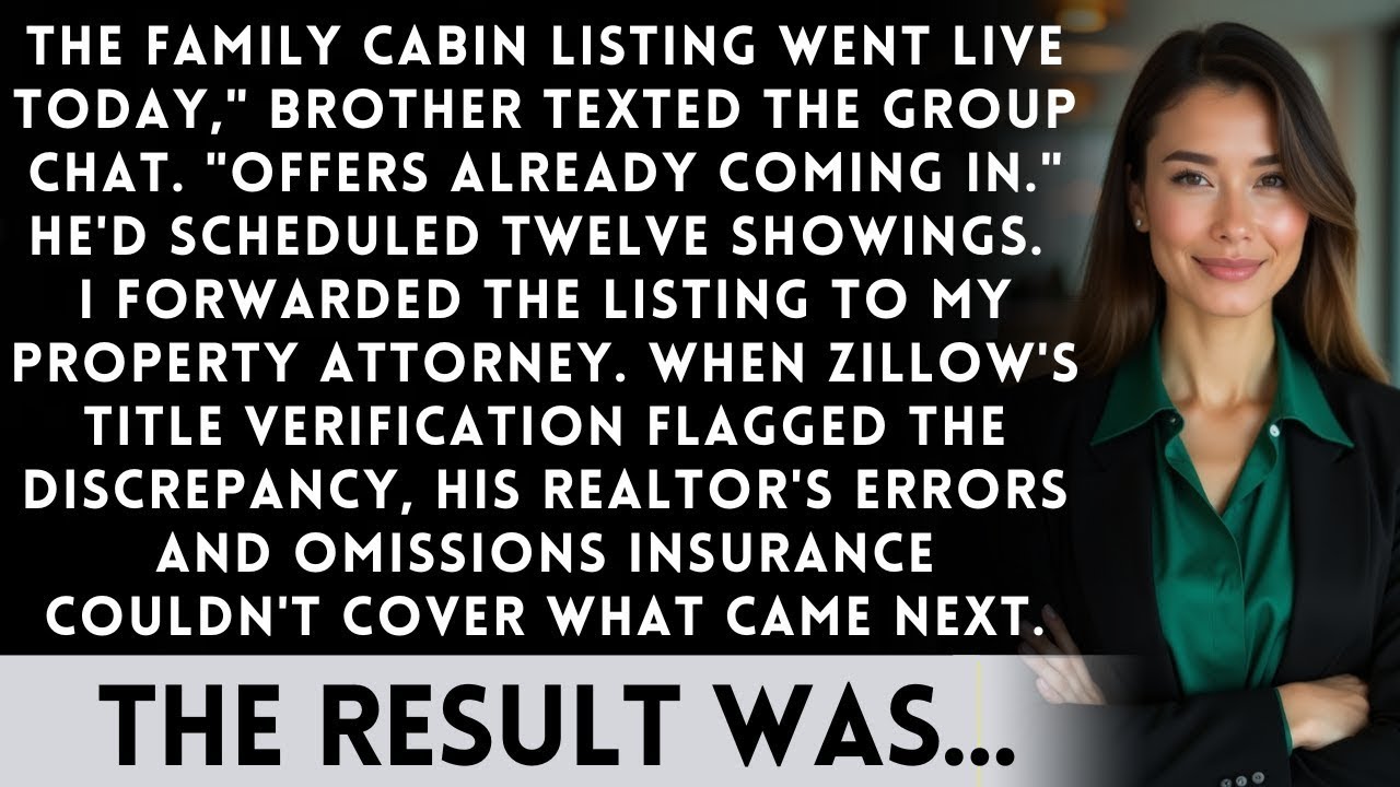 Brother Listed My Lake House As 'Family Cabin' — Then Zillow's Verification System