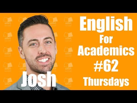 Writing - English for Academic Purposes with Josh #62