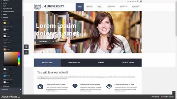JM University - multipurpose education Joomla template