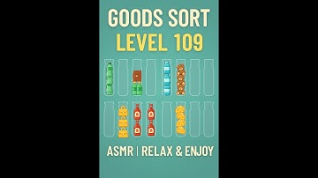 Relaxing ASMR Gameplay – Goods Sort Level 109 (No Talking)