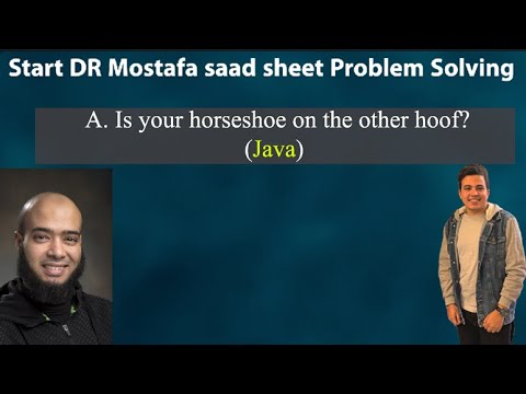 A. Is your horseshoe on the other hoof? (java)