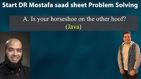 A. Is your horseshoe on the other hoof? (java)