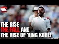 The rise the fall and the rise of king kohli  player of the decade