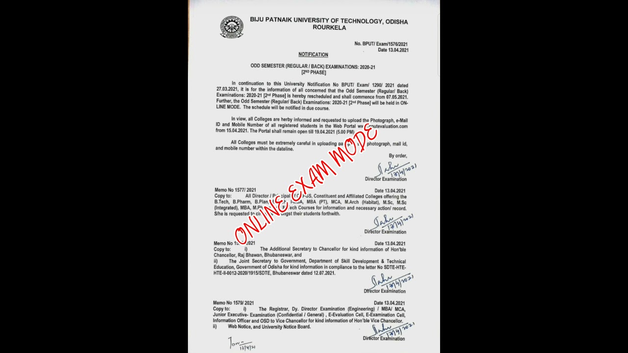 BPUT online exam  | BPUT student strike | BPUT student reaction  | BPUT 1st semester |