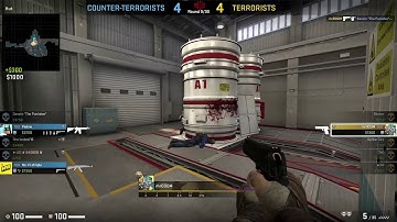 Nuke 1v4 Deagle Clutch - CSGO - mrDOOM